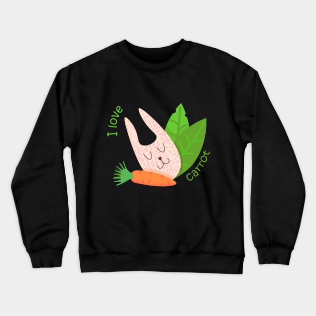 Carrot Lover Crewneck Sweatshirt by Midori